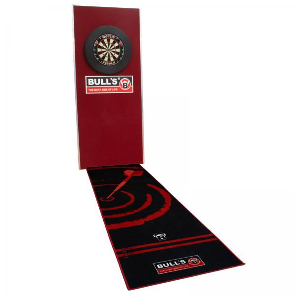 Bulls Dartteppich mit Wand